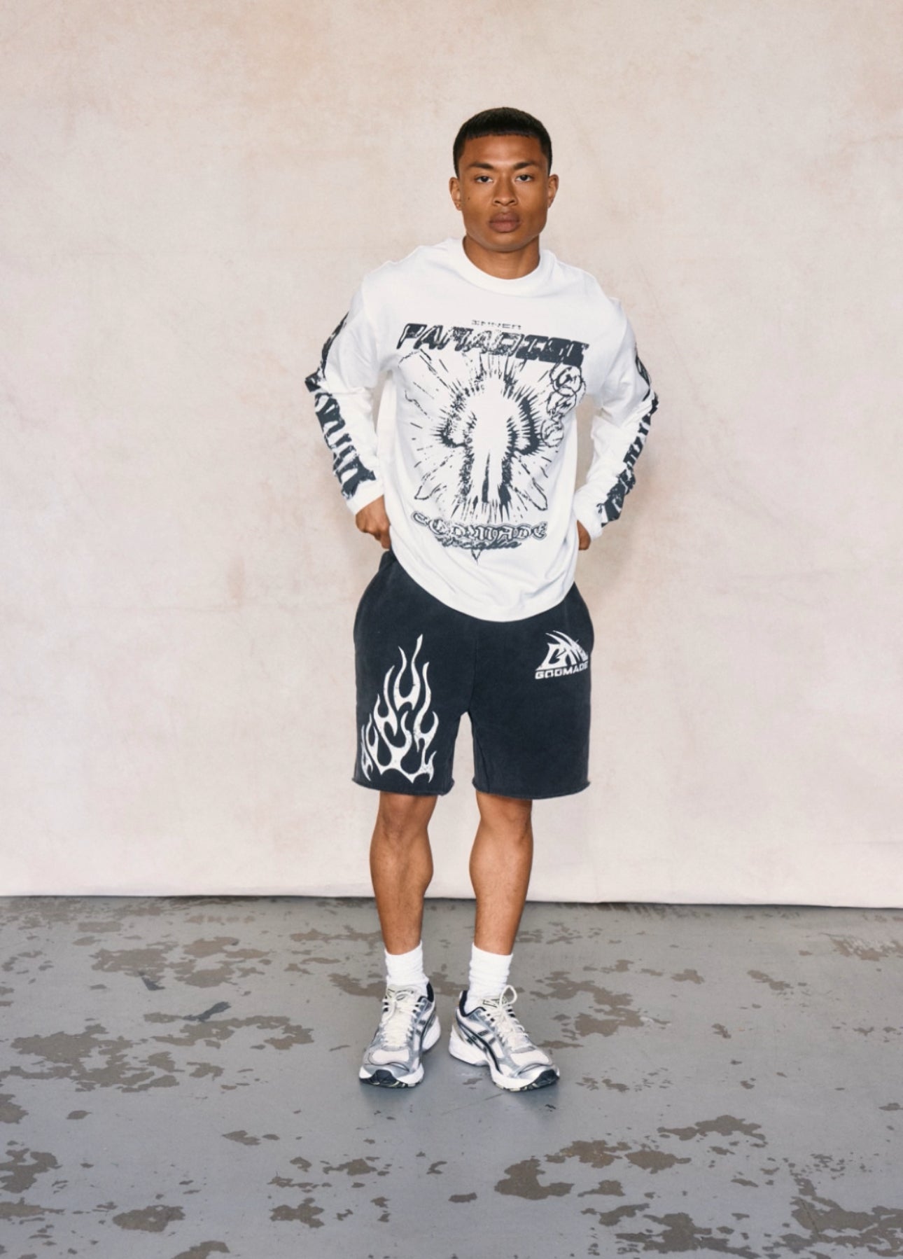 WITHIN SPIRIT GRAPHIC LONG SLEEVE - OFF-WHITE – Godmade Clo