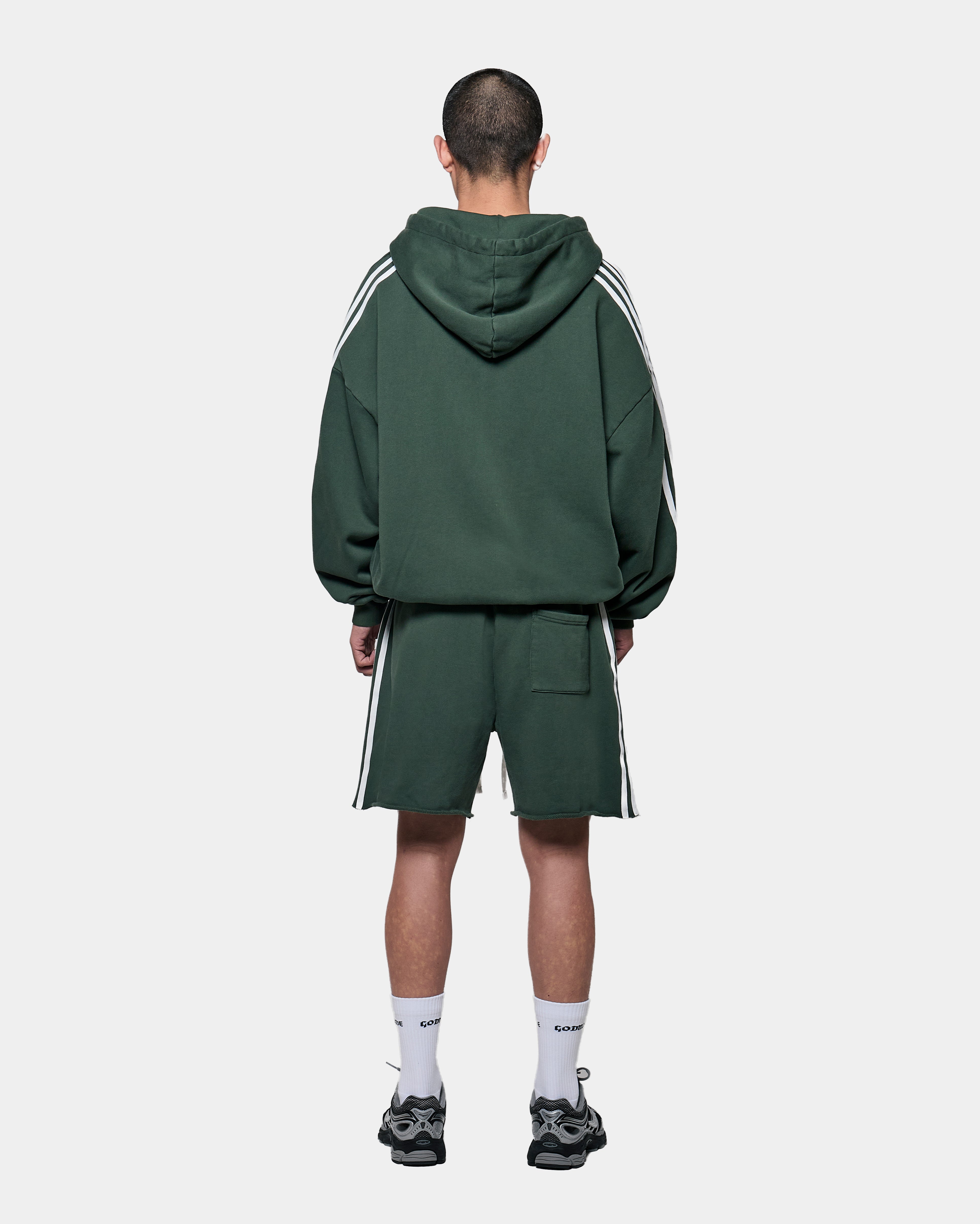 IMPERIAL ZIP HOODIE - WASHED GREEN – Godmade Clo