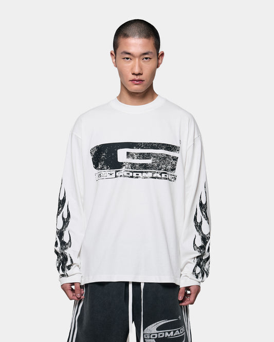 G LONGSLEEVE - OFF WHITE
