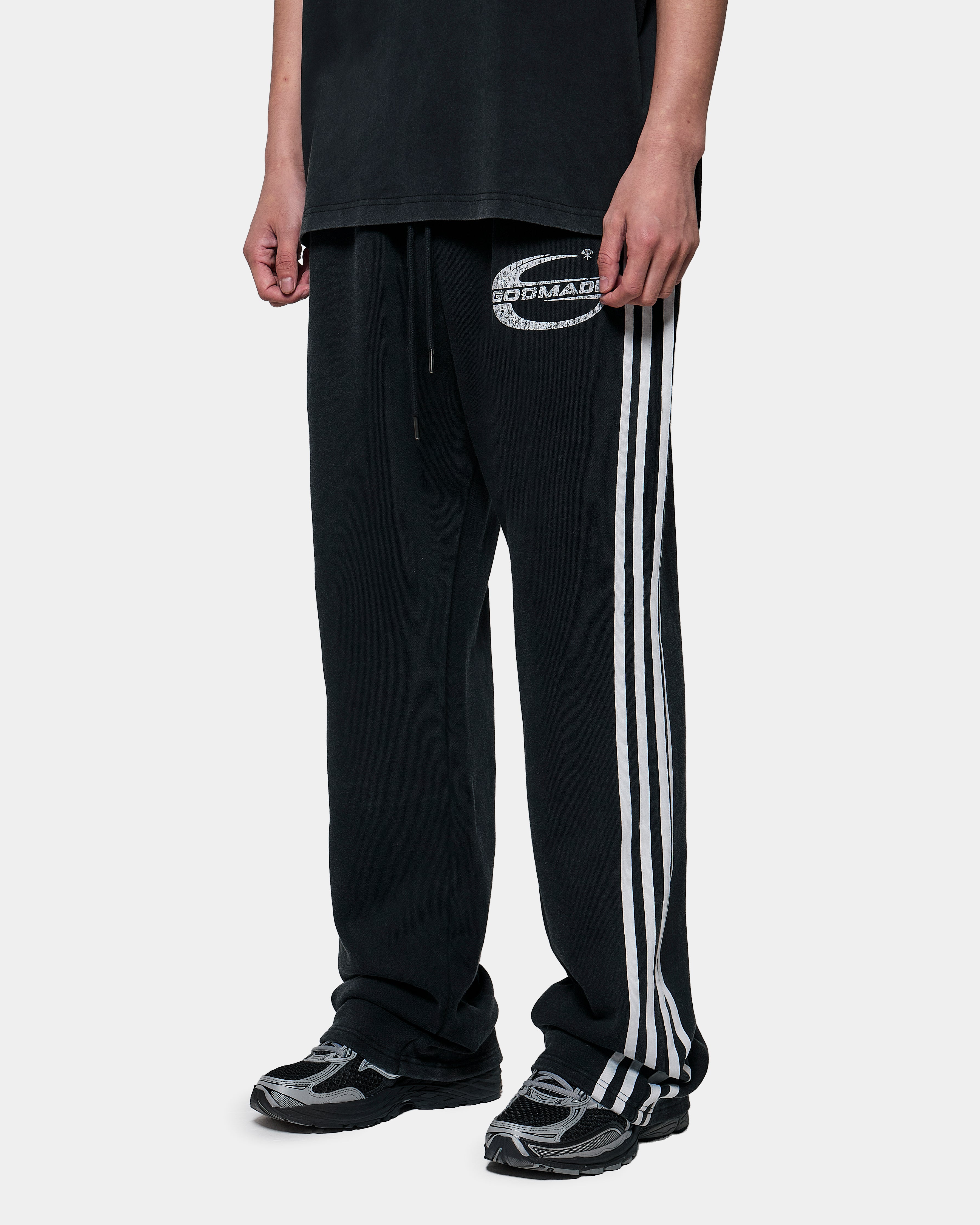 IMPERIAL SWEATPANTS - WASHED BLACK – Godmade Clo