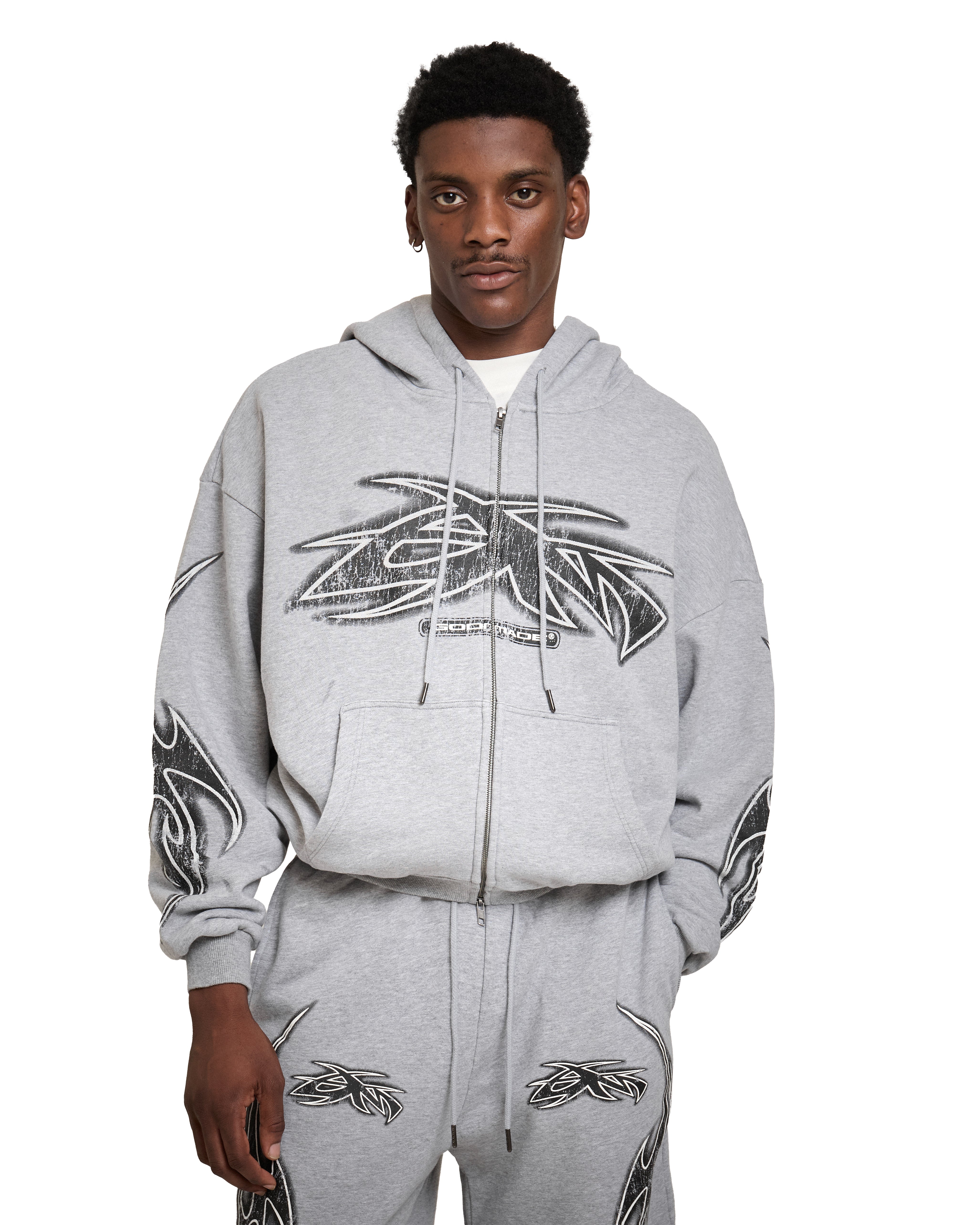 【即完売品】ViViD Zip Hoodie サイズXL VIVID ZIP HOODIE - GREY – Godmade Clo