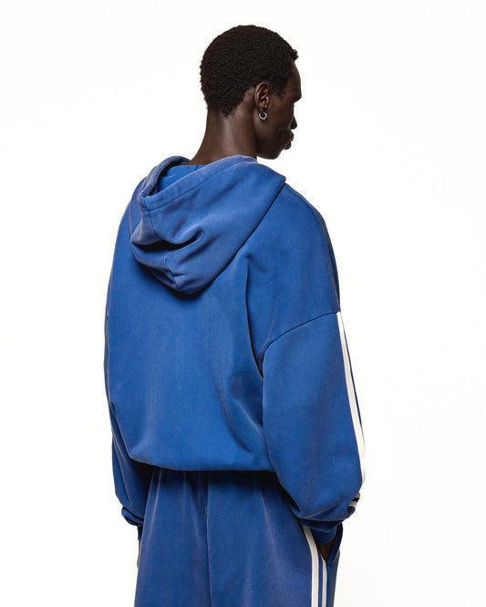 NITRO ZIP HOODIE - WASHED BLUE
