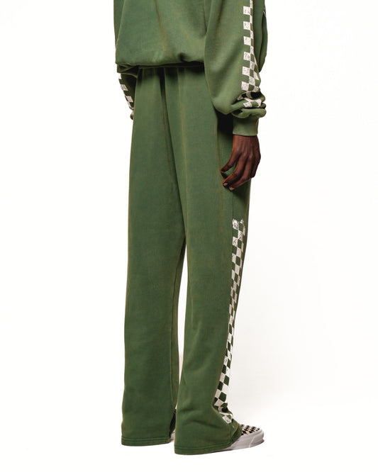 FLAME TRAIL SWEATPANTS - WASHED GREEN