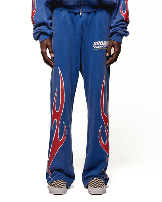 TURBO SWEATPANTS - WASHED BLUE