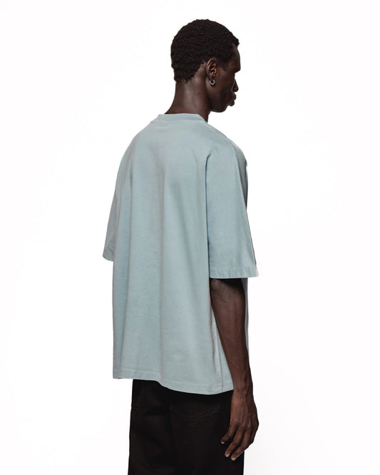 BURNOUT T-SHIRT - FADED TEAL