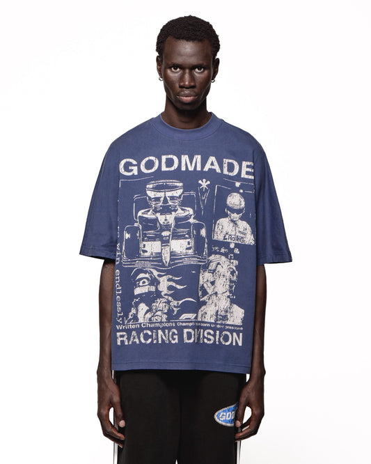 ENDLESS DRIVE T-SHIRT - WASHED MIDNIGHT BLUE