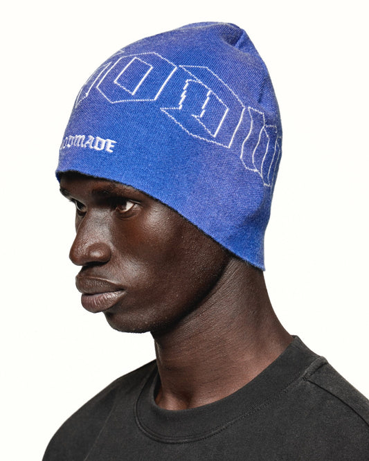 BURNOUT - WASHED BLUE BEANIE