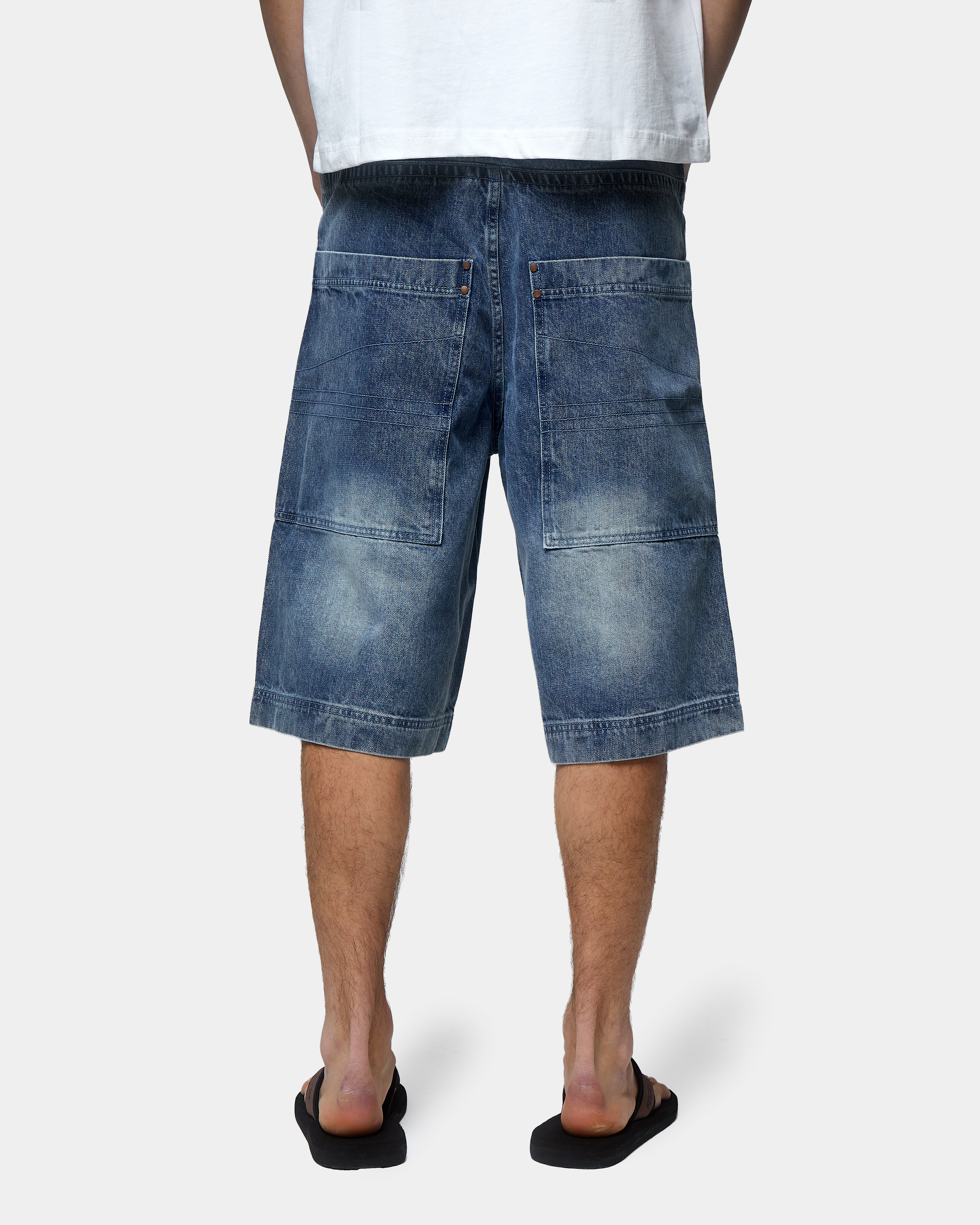GM JORTS WASHED BLUE – Godmade Clo
