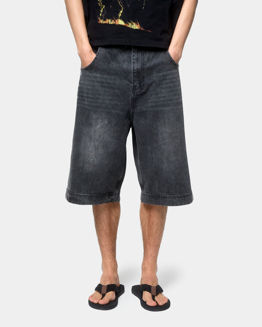 GM JORTS WASHED BLACK