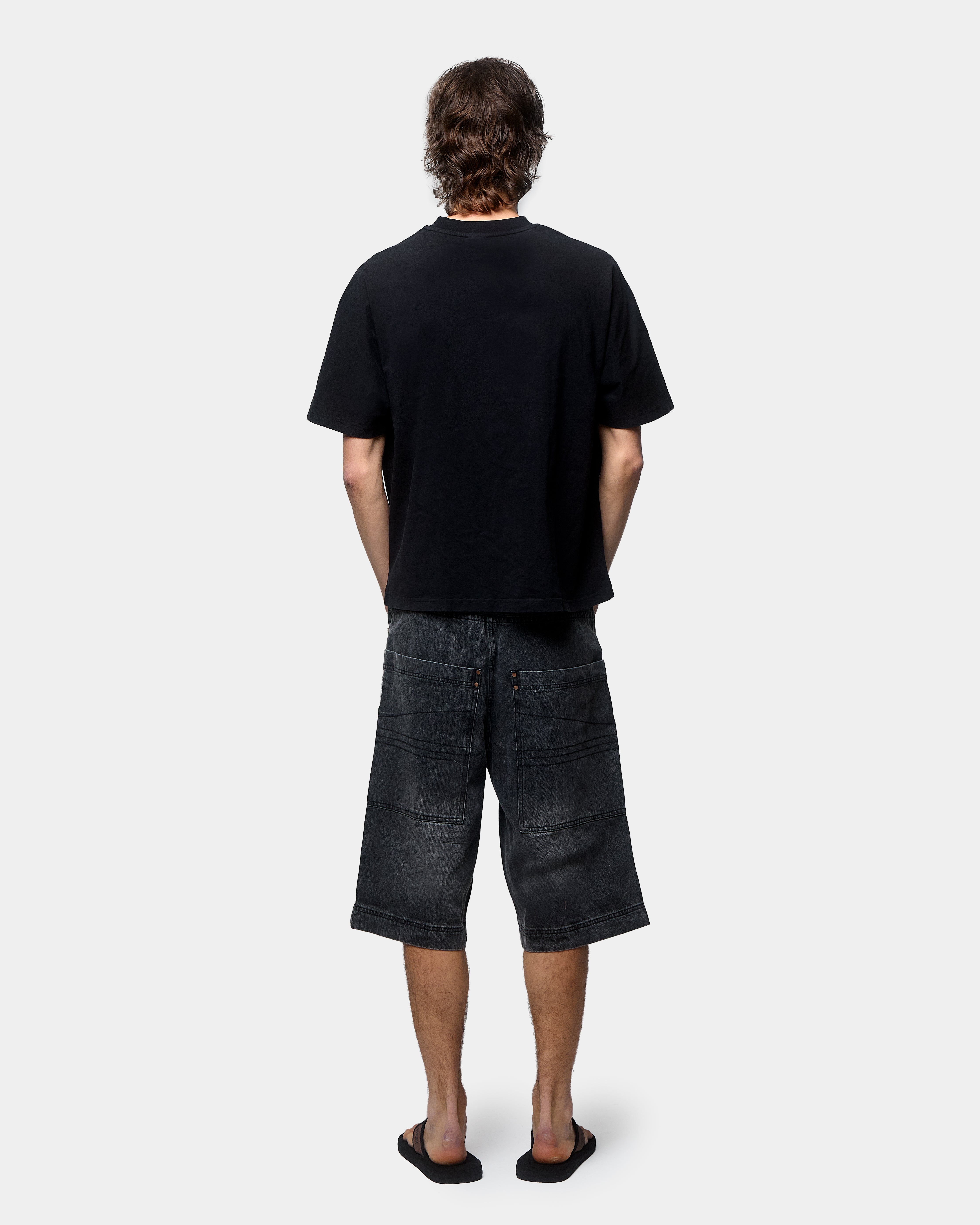GM JORTS WASHED BLACK – Godmade Clo