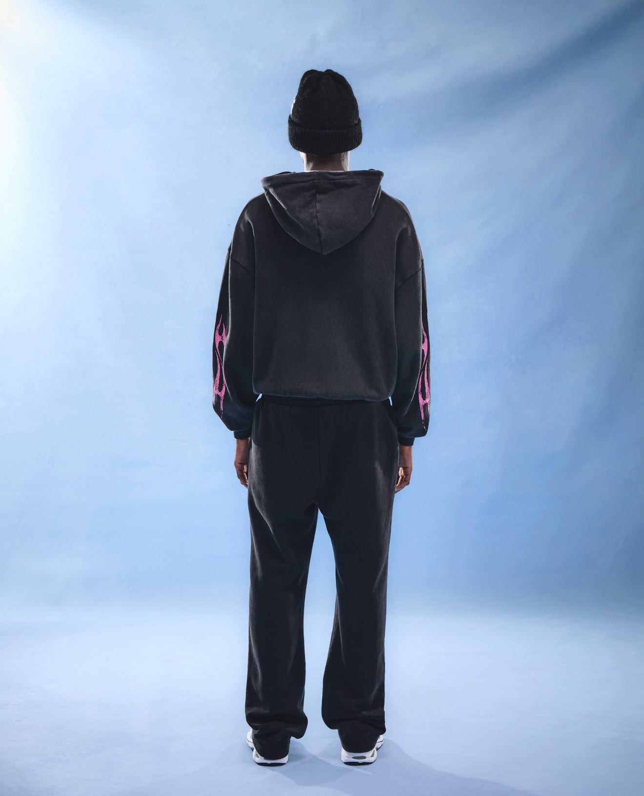GM LOGO - PINK BLACK SWEATPANTS – Godmade Clo