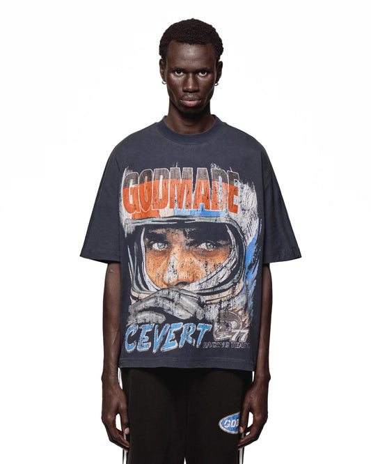 CEVERT T-SHIRT - WASHED MIDNIGHT