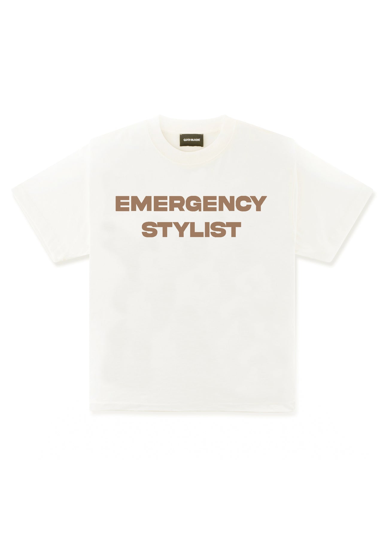 EMERGENCY STYLIST - WHITE T-SHIRT