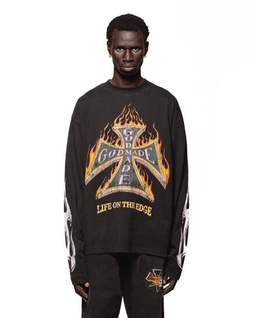 IGNITION LONGSLEEVE - WASHED BLACK