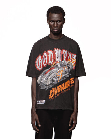 OVERDRIVE T-SHIRT - WASHED BLACK