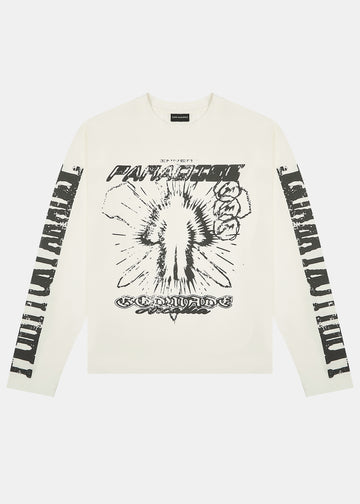 WITHIN SPIRIT GRAPHIC LONG SLEEVE - OFF-WHITE
