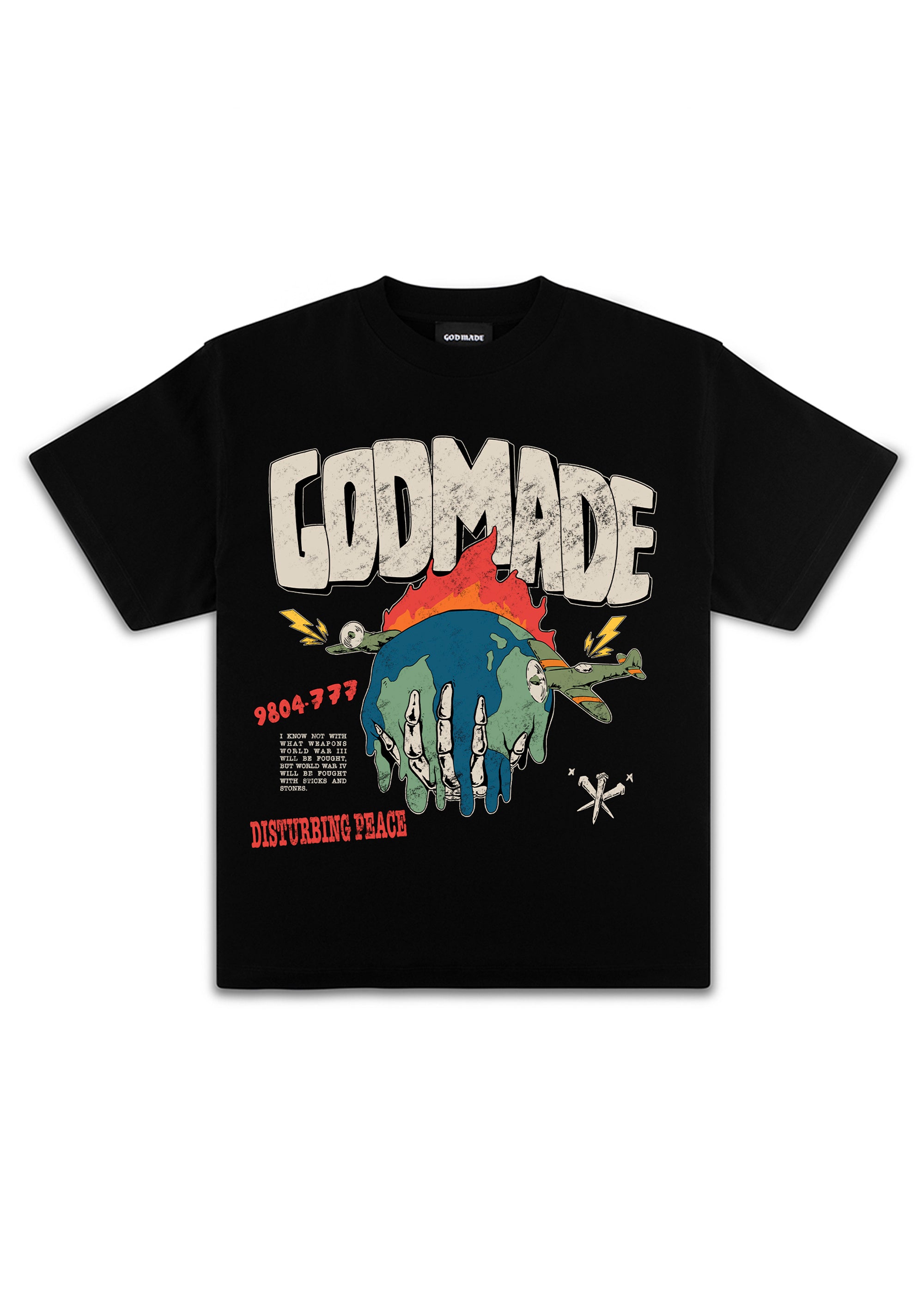 DISTURBANCE - BLACK T-SHIRT - SMALL